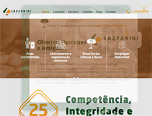 Tablet Screenshot of lazzarini.com.br